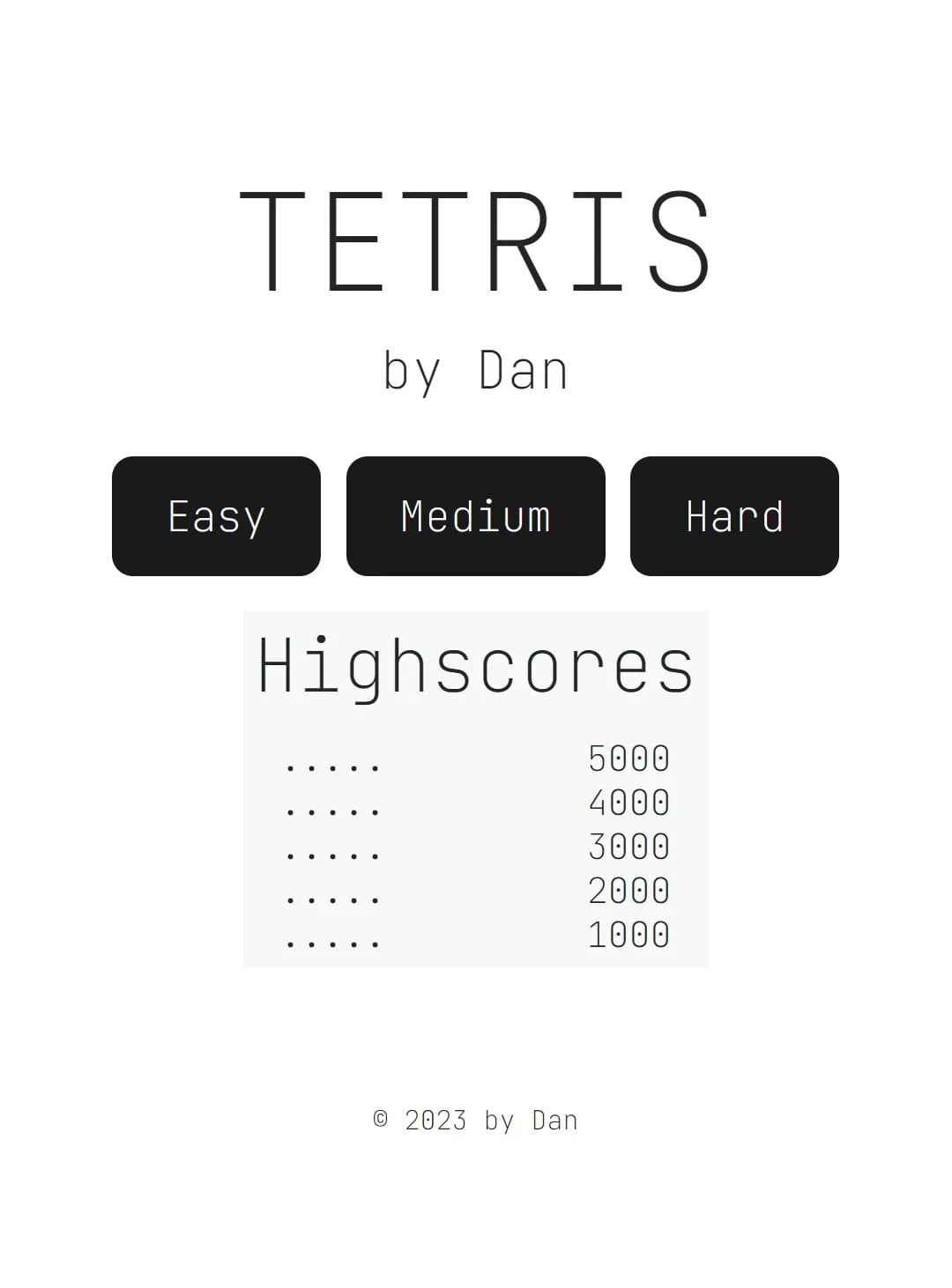 Tetris by Dan — image 2